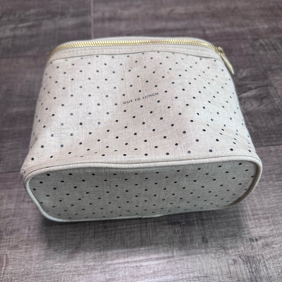 Kate Spade Cream and Black Dot Cosmetic Bag - Picture 2 of 7